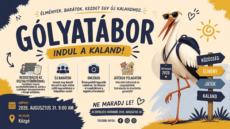 Gólyatábor 2026